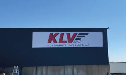 Plakatwand für KLV in Deutschland