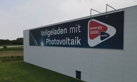 Plakatwand für Energy3000 in Müllendorf