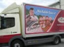 Truck advertising banner for Schirnhofer in Kaindorf