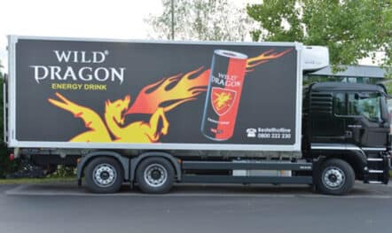 Werbekampagne für Wild Dragon in Wien