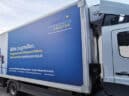 Truck advertising tarpaulin for LKH in Wiener Neustadt