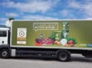 Truck advertising for Unimarkt