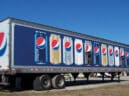 LKW Werbebanner für Pepsi USA